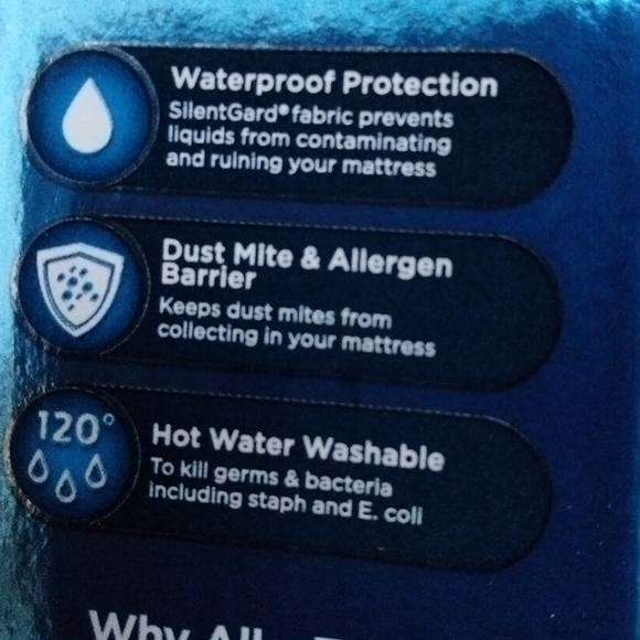 Twin Mattress Protector Waterproof Mattress Protector Allergen Mattress Cover - Picture 9 of 15